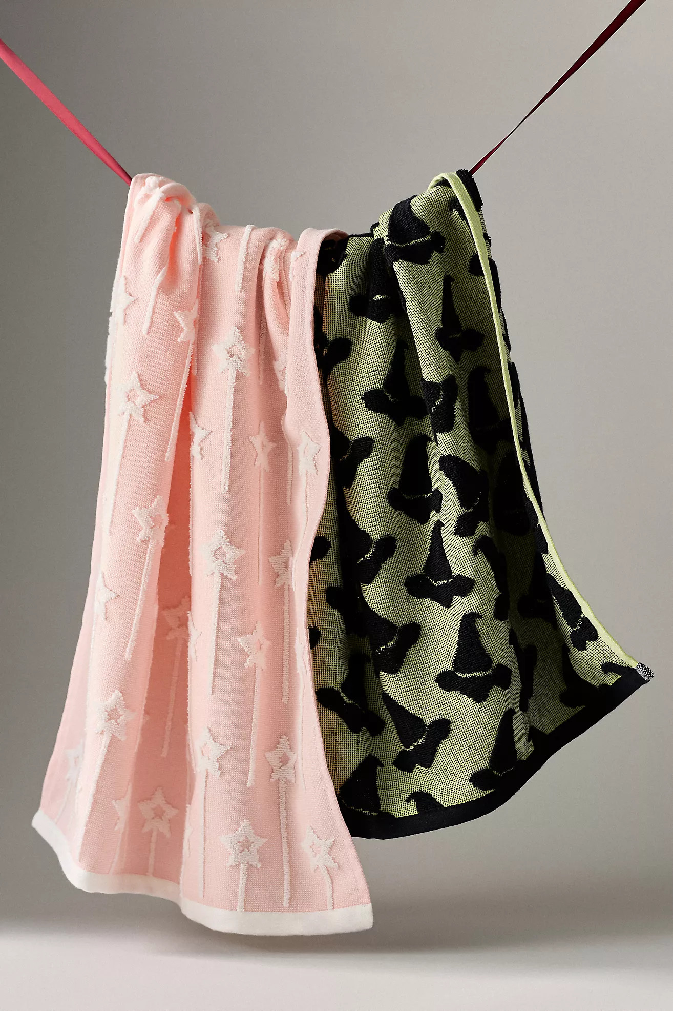 Icon Jacquard Spooky Dish Towels, Set of 2 | Anthropologie (US)