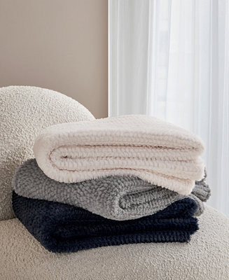 Cozy Faux Fur to Mink Throw, 50" x 60'' | Macy's