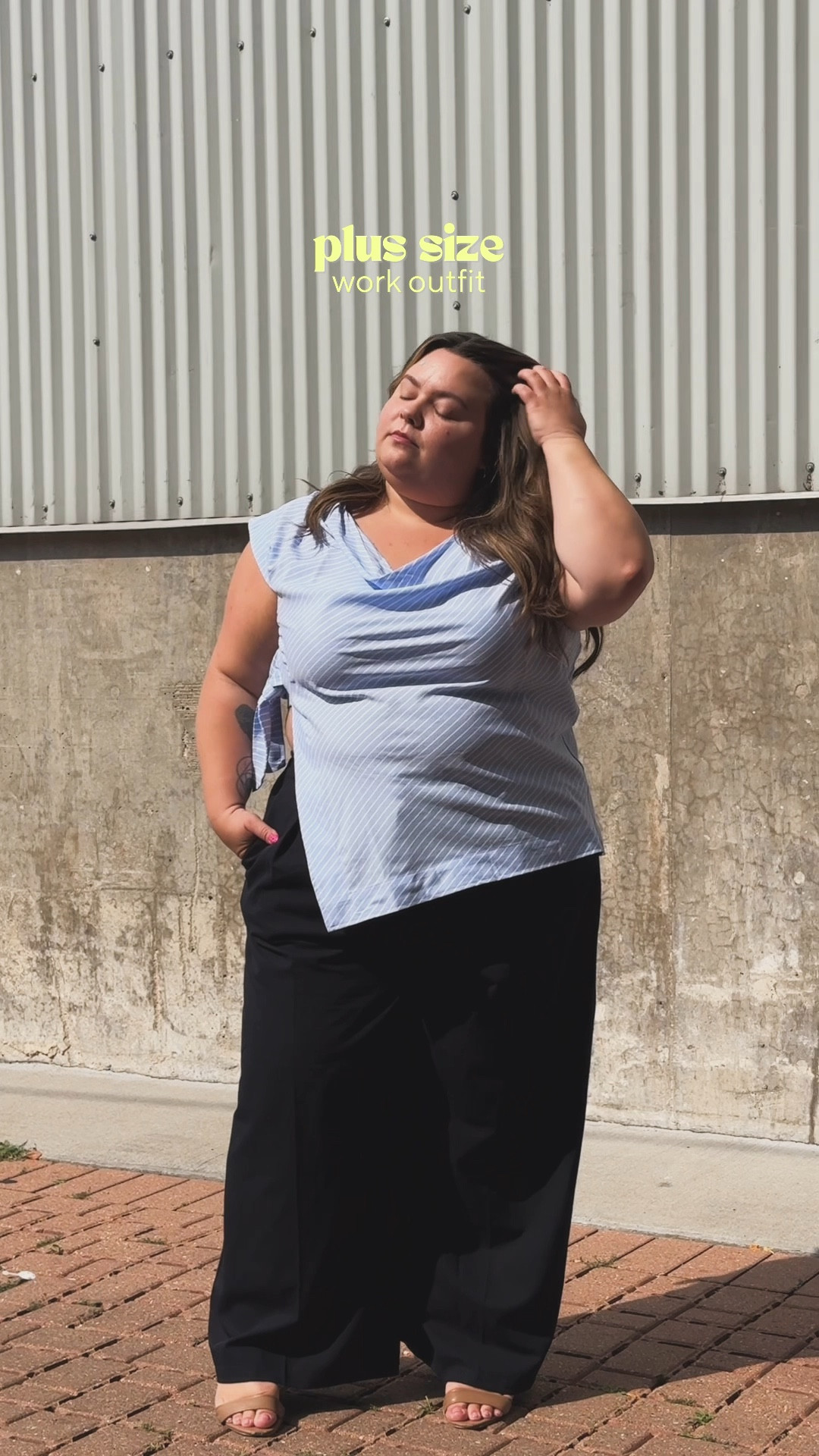 plus size work outfit 
• blouse & pants: Eloquii size 20 


#LTKMidsize #LTKPetite #LTKPlusSize