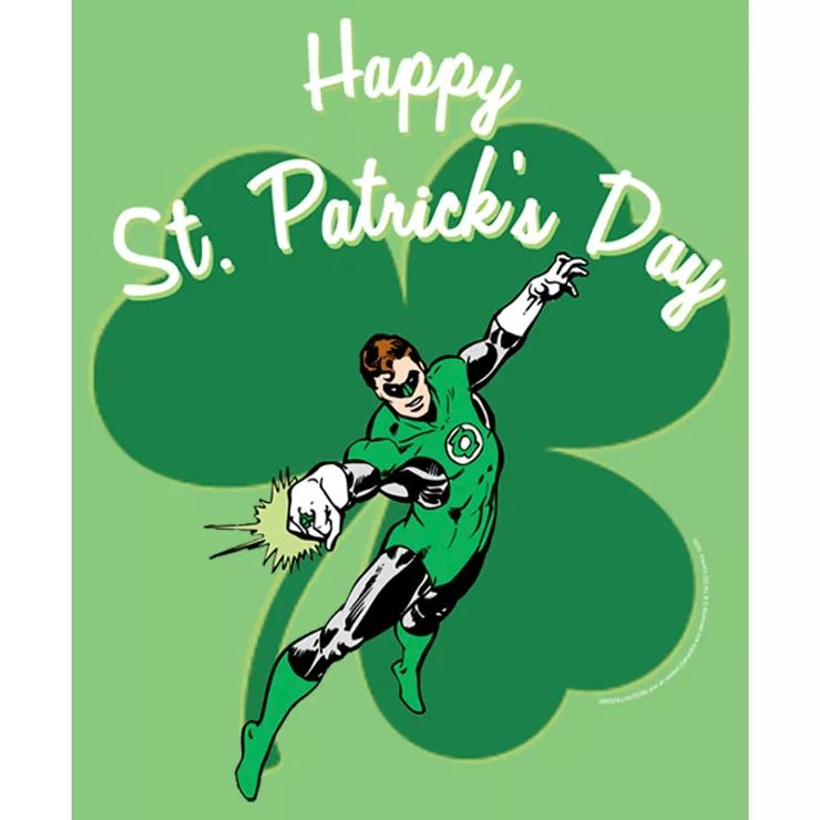 Girl's Green Lantern Happy St. Patrick's Day T-Shirt | Target