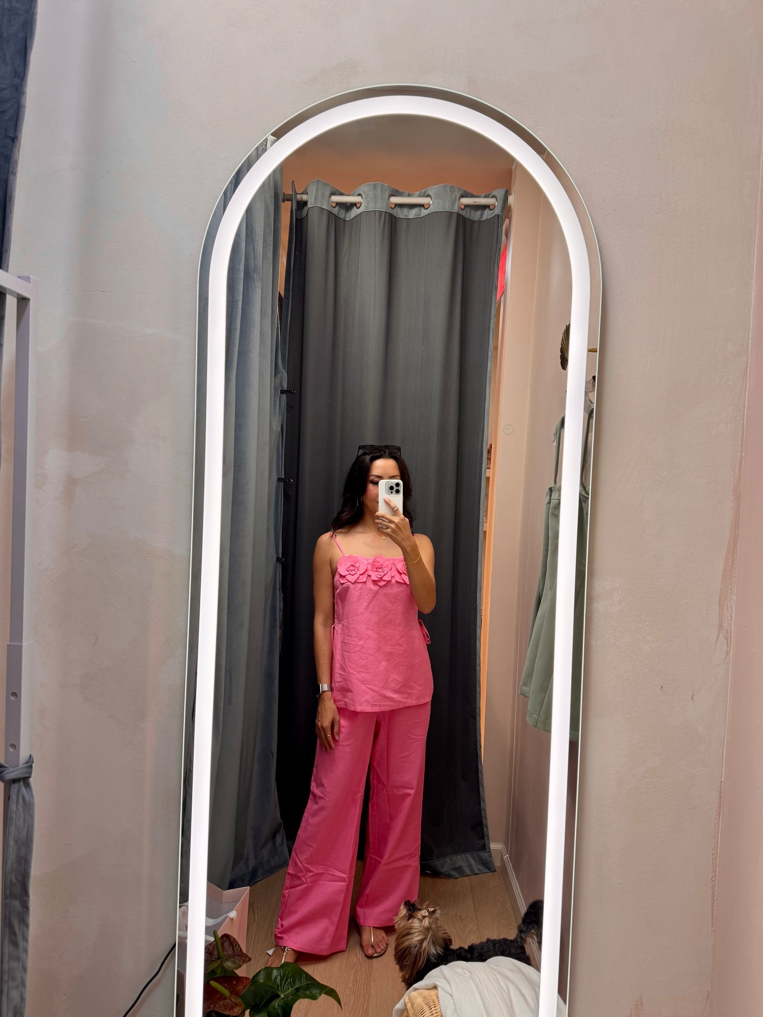 Pretty spring outfit 💘 size XS in both - pink outfit 

#LTKSeasonal #LTKootd