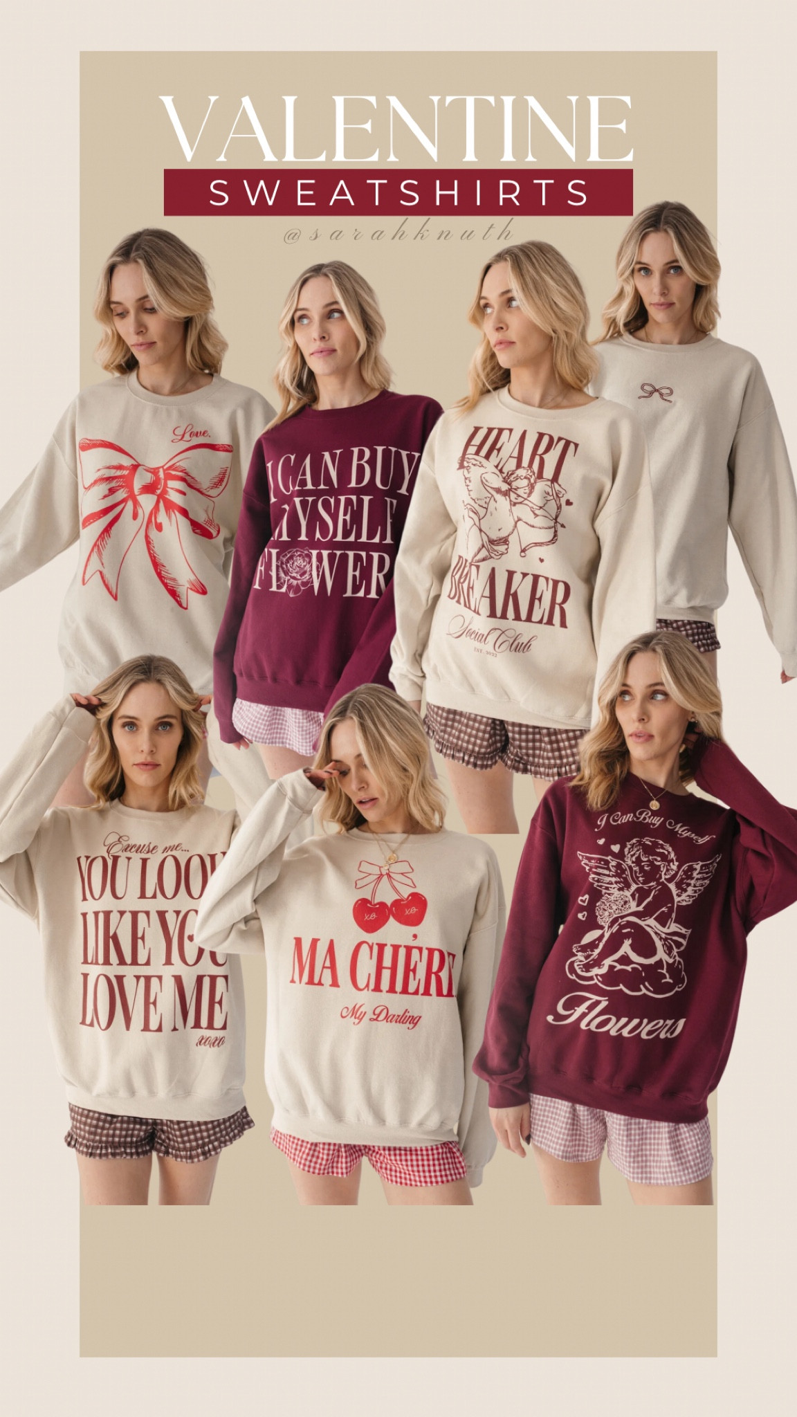 Valentine’s Day, sweatshirts, Valentine’s Day outfits

#LTKSeasonal #LTKFindsUnder50 #LTKFindsUnder100