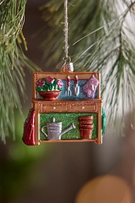 Potting Table Glass Ornament | Terrain
