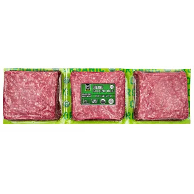 Member's Mark 85/15 Organic Grass Fed Ground Beef, priced per pound | Sam's Club