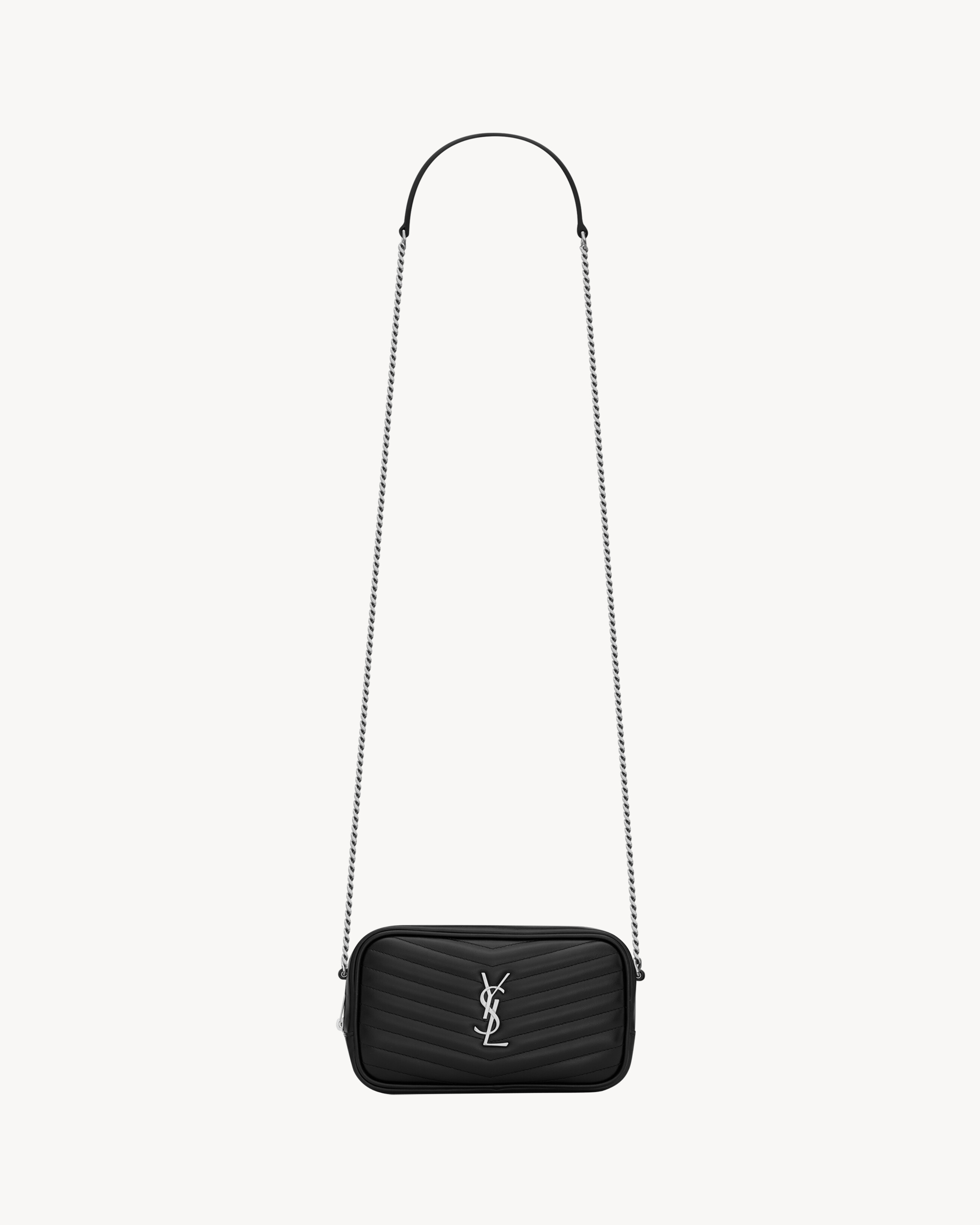 Saint Laurent Mini Lou In Quilted Leather - Black - Women - One Size | Saint Laurent Inc. (Global)