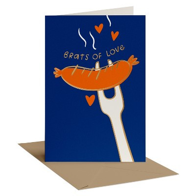 Father's Day Card for Grill Dad, Brats of Love, Includes Envelope | Target