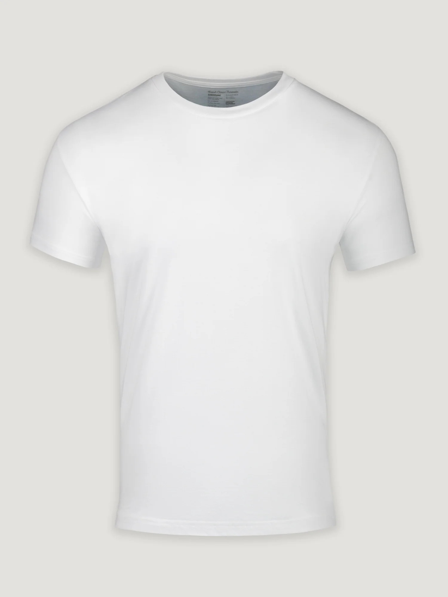 White Crew Neck | Fresh Clean Tees