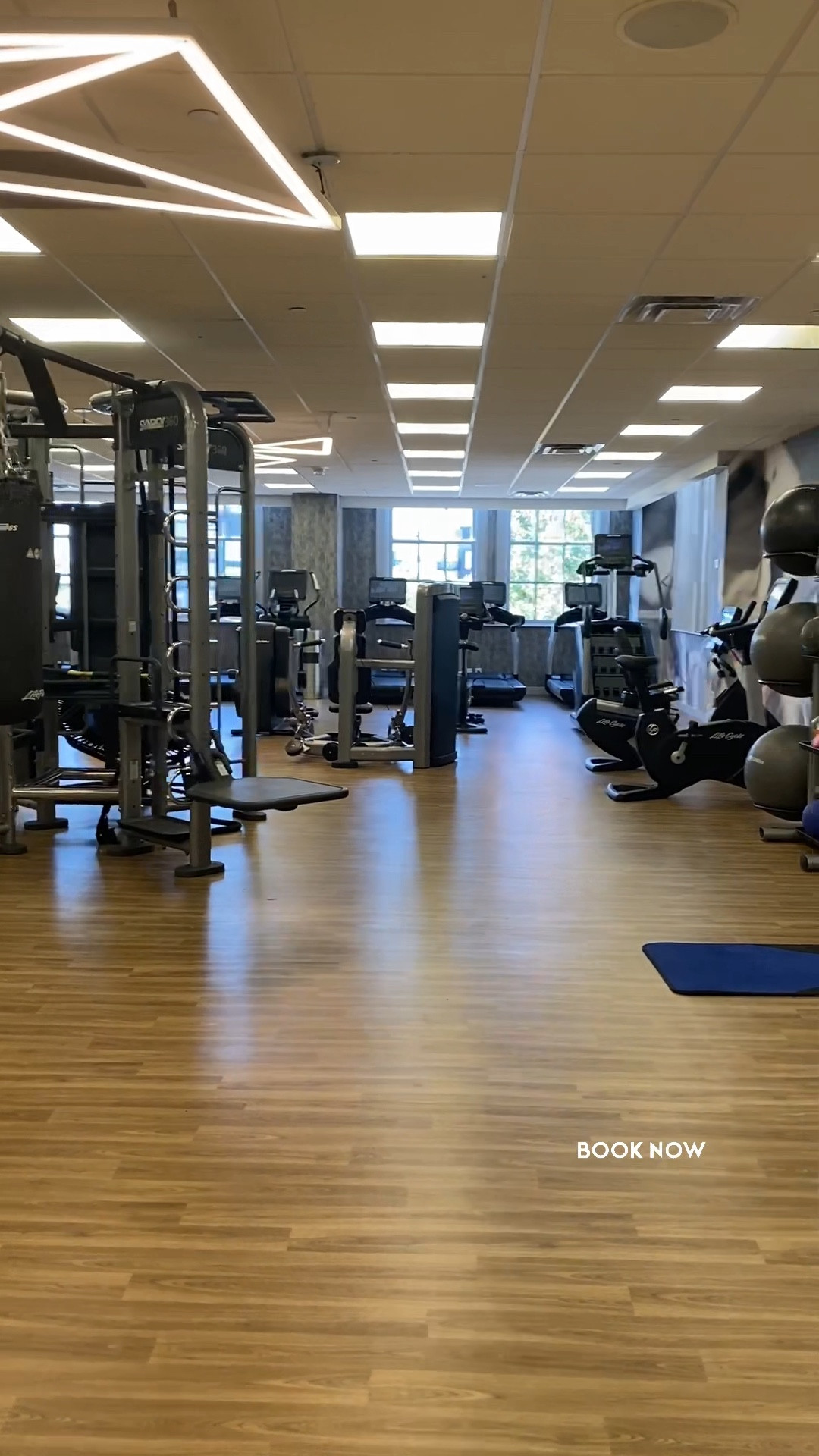 I don’t know about you but when booking a hotel, a gym is a must! This hotel gym exceeded my expectations!!