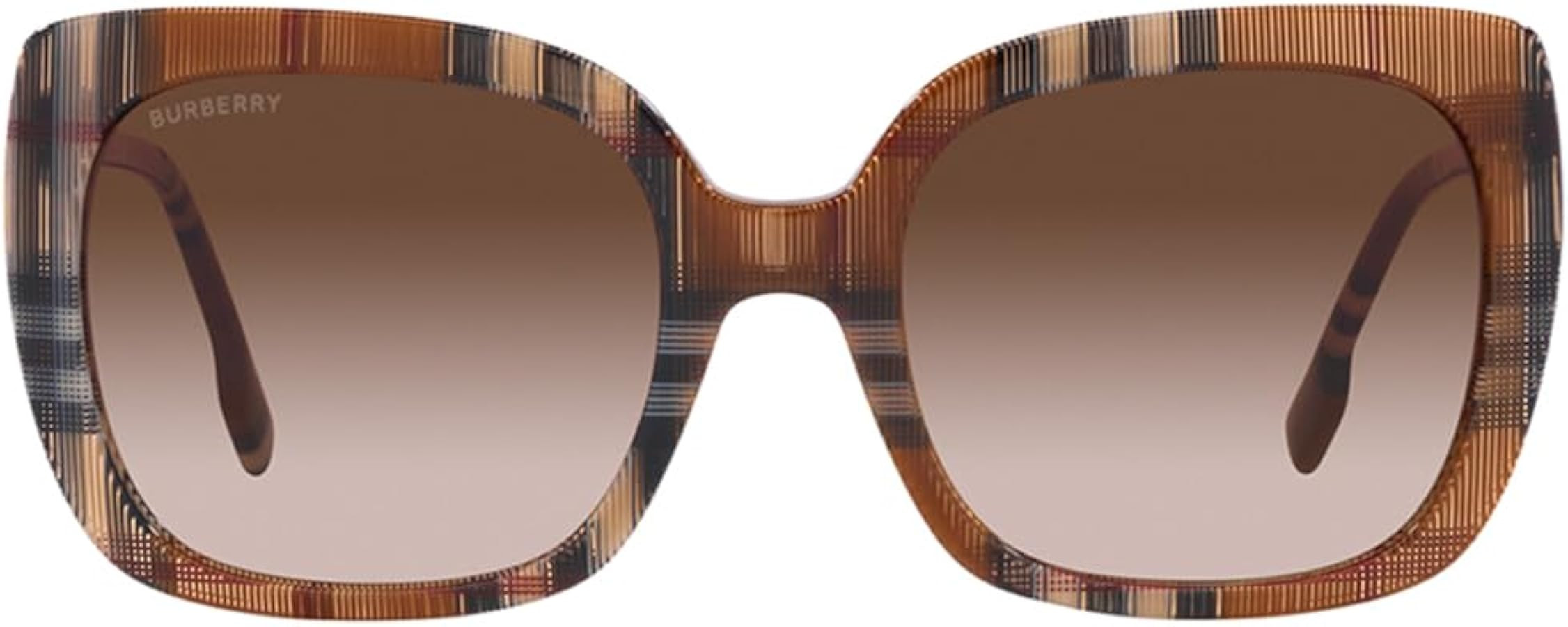 BURBERRY Sunglasses BE 4323 400513 Caroll Check Brown Gradient Br | Amazon (US)