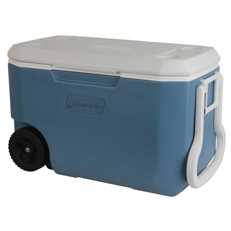 Coleman 62-Quart Xtreme 5-Day Hard Cooler with Wheels, Blue | Walmart (US)