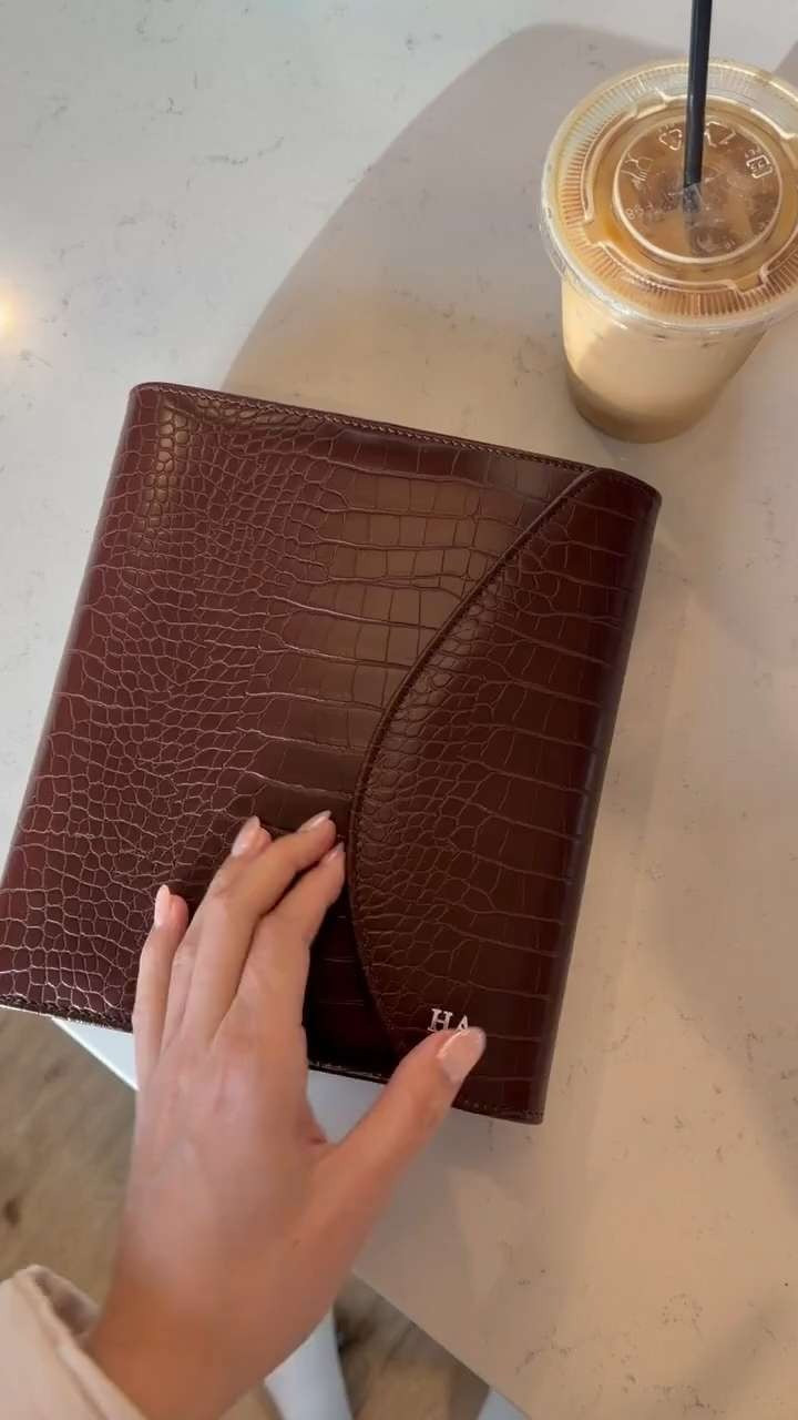 My planner! I'm obsessed with how sleek it is & I love the custom personalization. The brand is STIL, but I added some similar with different price points! 

 #LTKdayinmylife #LTKmomlife