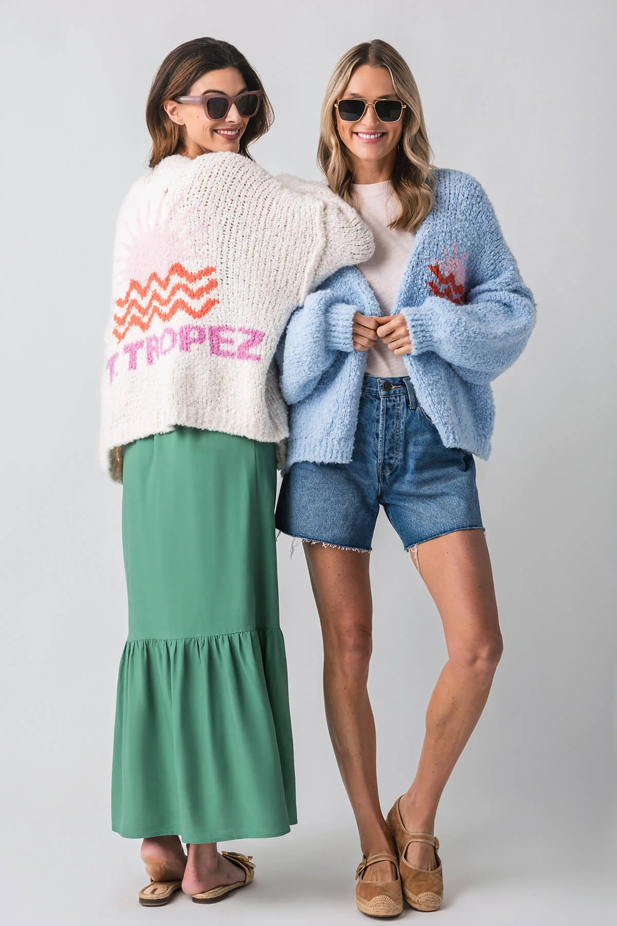 Vintage Havana Jacquard Back Detail Cardigan | Social Threads