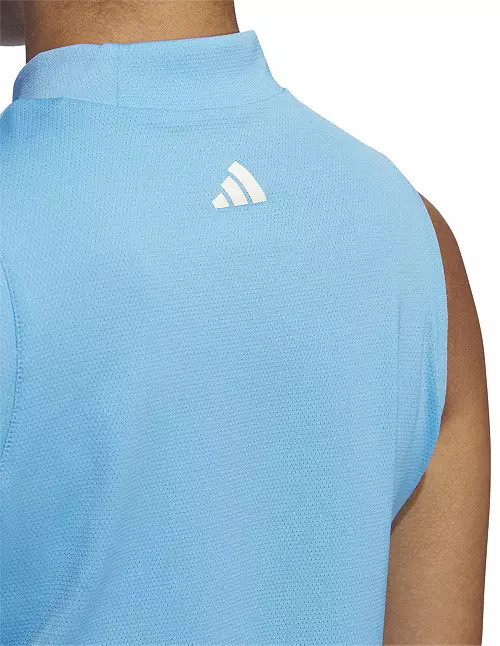 adidas Women's Ultimate365 Sleeveless Mock Neck Golf Polo | Golf Galaxy | Golf Galaxy