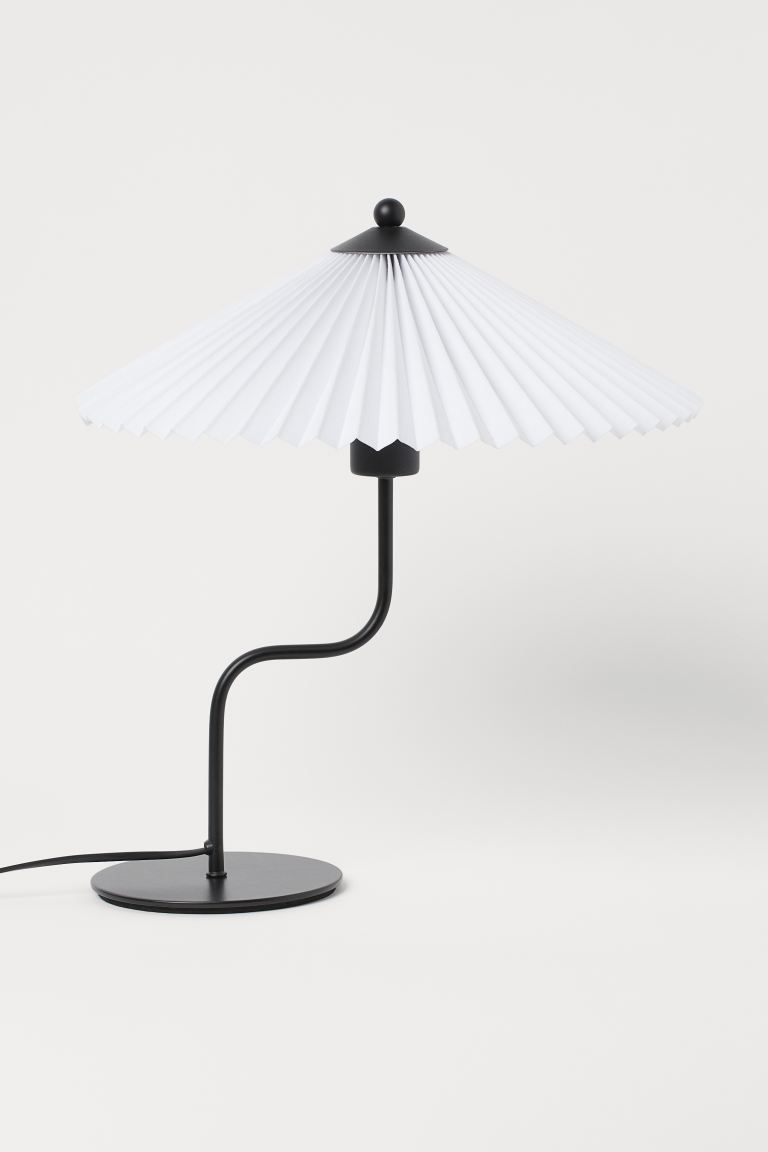 Pleated-shade table lamp | H&M (UK, MY, IN, SG, PH, TW, HK)