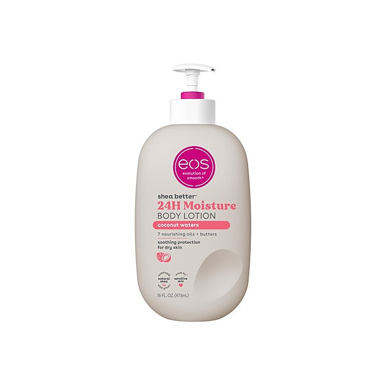 eos 24Hour Moisture Coconut Body Lotion | Women's | White | Size One Size | Beauty & Self Care | DSW