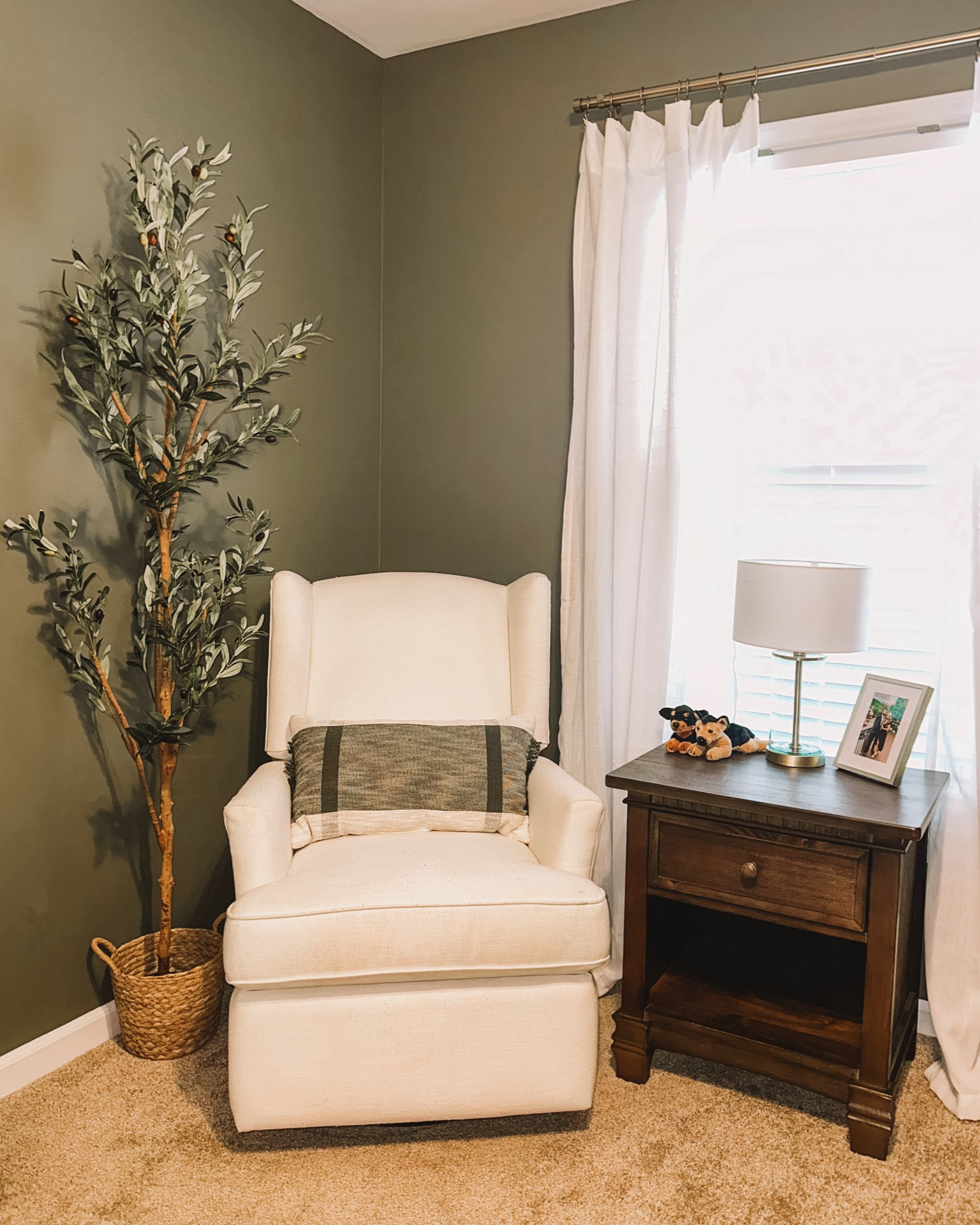 Cozy nursery corner💚

#LTKhome #LTKxTarget #LTKbump