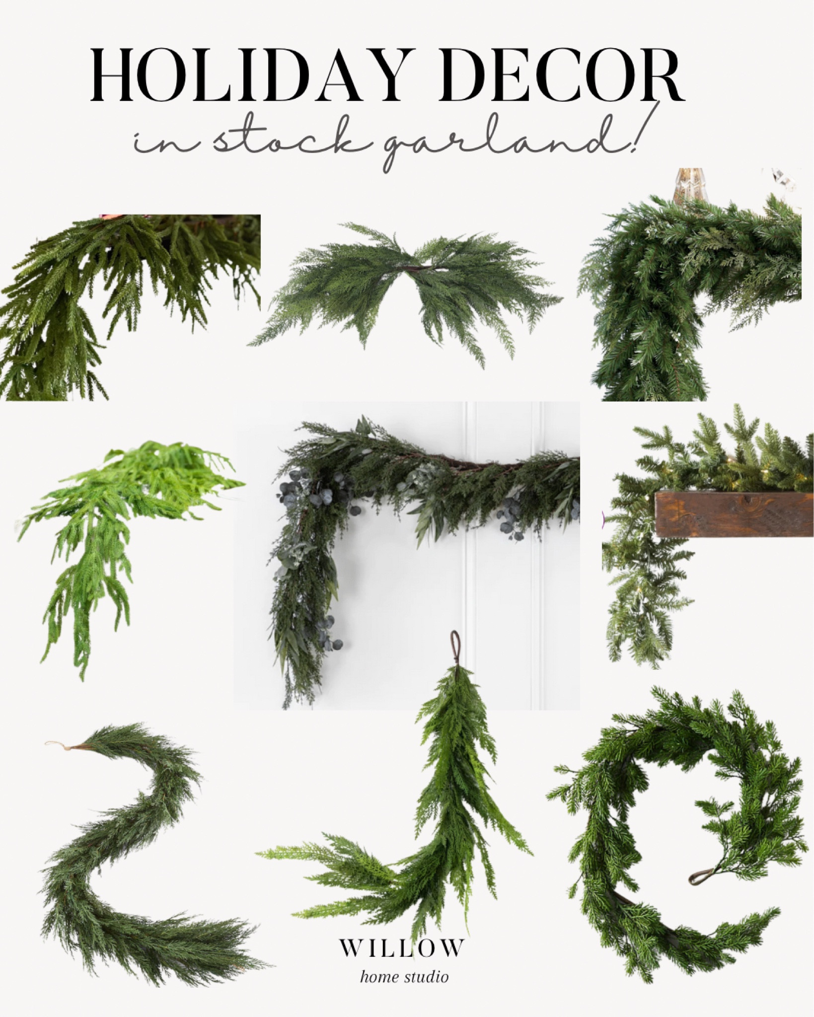 It has been my week’s mission to find IN STOCK garland - it is flying out of stock!

Here’s a round up of in stock garland this week & so much is on sale for Black Friday!

Garland, Christmas, Christmas decor, Christmas garland, mantle decor 

#LTKHoliday #LTKunder100 #LTKhome
