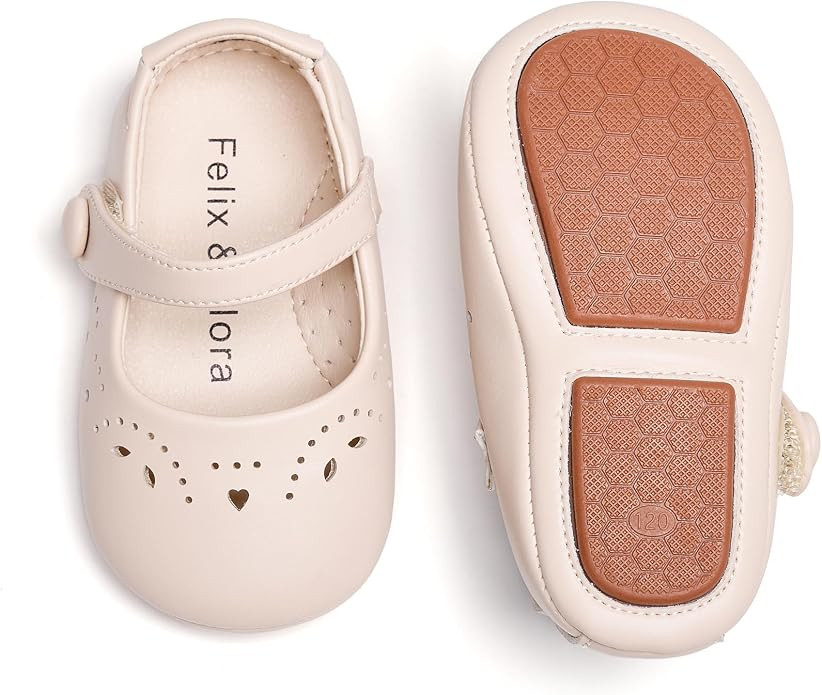 Soft Sole Baby Dress Shoes - Infant Baby Walking Shoes Moccasinss Rubber Sole Crib Shoes | Amazon (US)