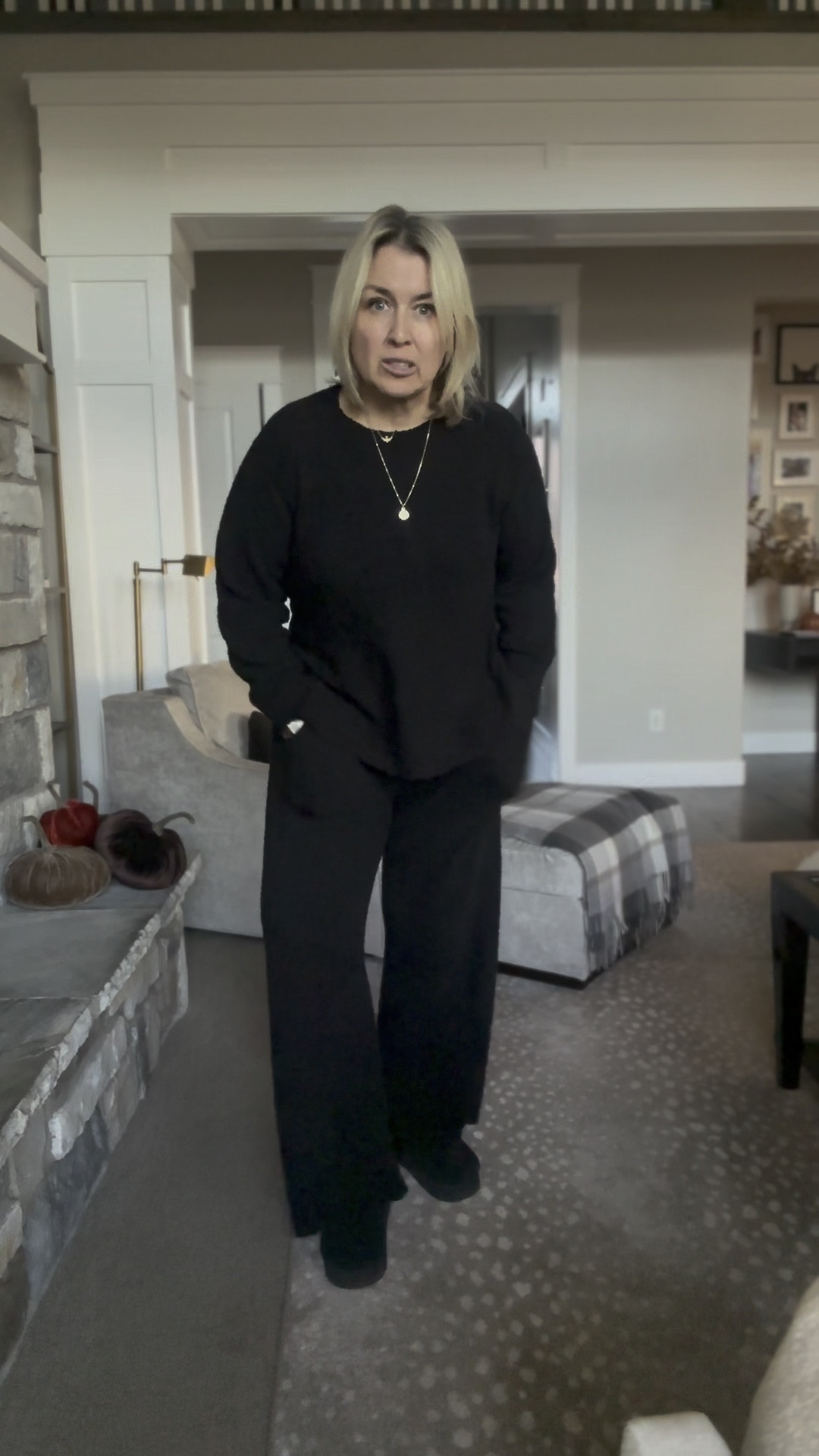 Cozy vibes, but make it fashion 😆 This lounge set/PJ combo has me wondering—am I ready for bed hot chocolate run? Either way, comfort is key! 💁‍♀️ Walmart is delivering all the snuggly feels. 😍
Would you wear this for lounging or running errands? Drop a 🖤 if you’re team both! #CozySeason #StyleForLess #WalmartFinds #AmazonStyle


#LTKOver40 #LTKStyleTip #LTKMidsize