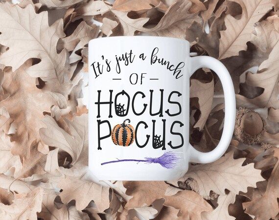 fall coffee mug, fall decor mug, hocus pocus mug, autumn mug, halloween mug, halloween coffee mug, h | Etsy (US)