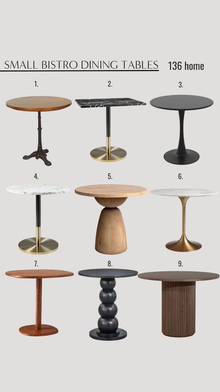 Small Bistro Dining Tables #smalldiningtable #bistrotable #table #diningtable #interiordesign #interiordecor #homedecor #homedesign #homedecorfinds #moodboard 

#LTKstyletip #LTKhome