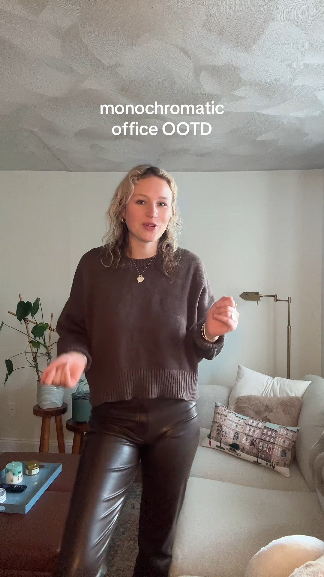 love me a trendy monochromatic outfit to make getting ready for the office easyyy🤎 wearing my favs from Quince, Abercrombie & Coolway 

#LTKgrwm #LTKmorningroutine #LTKootd