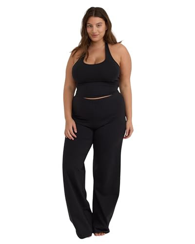 Organic Basics Womens Core Organic Cotton Halter Top, Black, XX-Small | Amazon (US)