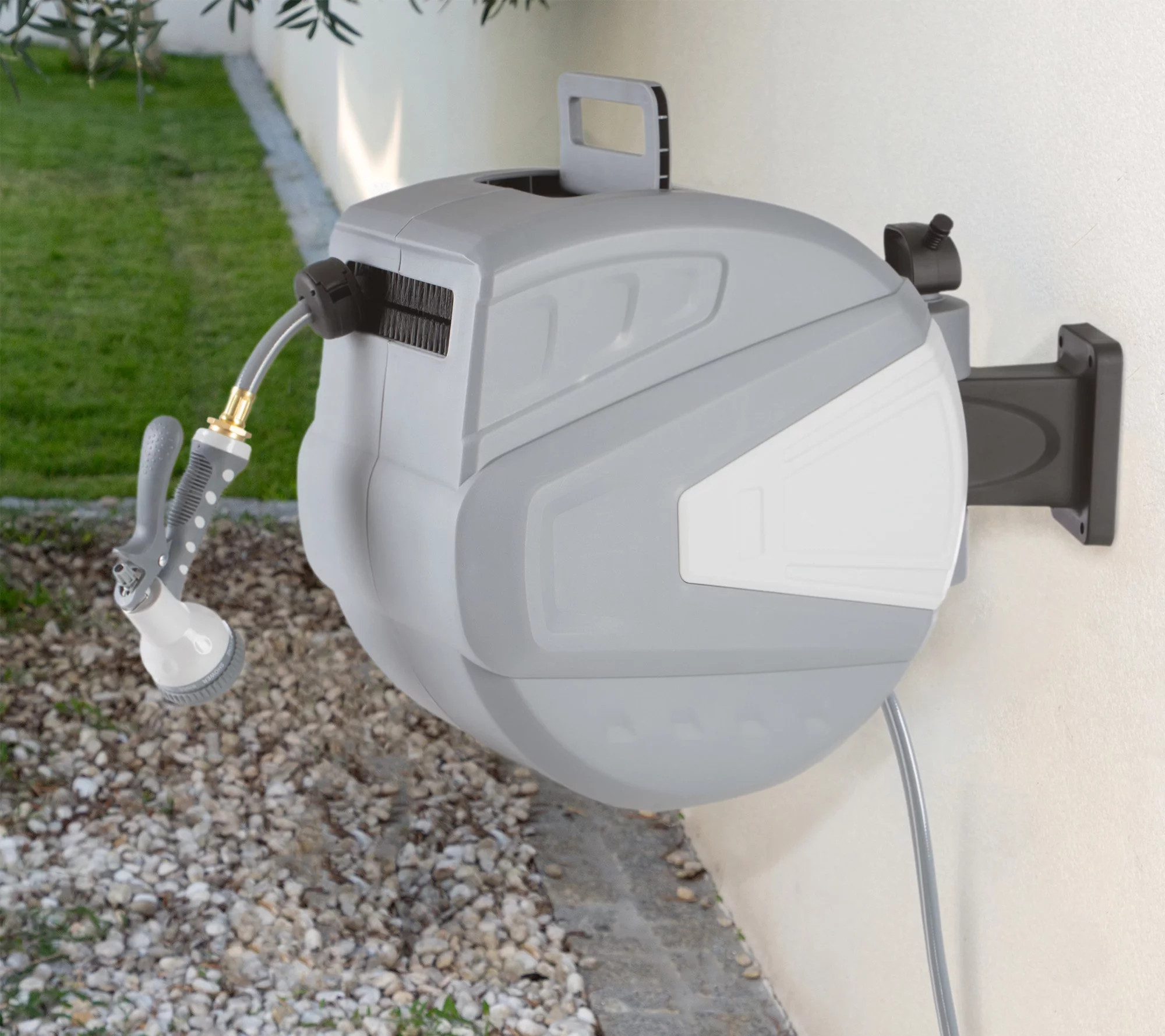 Pure Garden Retractable Hose 100ft with 9 Nozzle Patterns | QVC