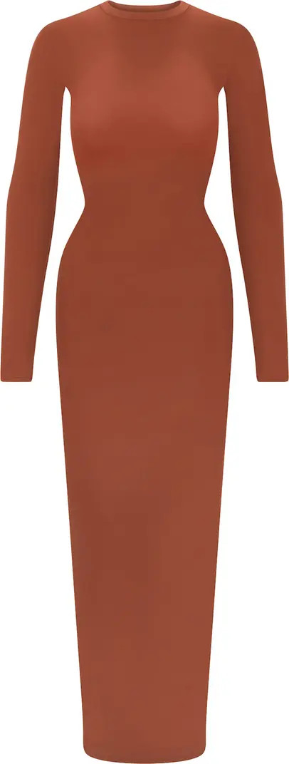 Fits Everybody Crew Neck Long Sleeve Dress | Nordstrom