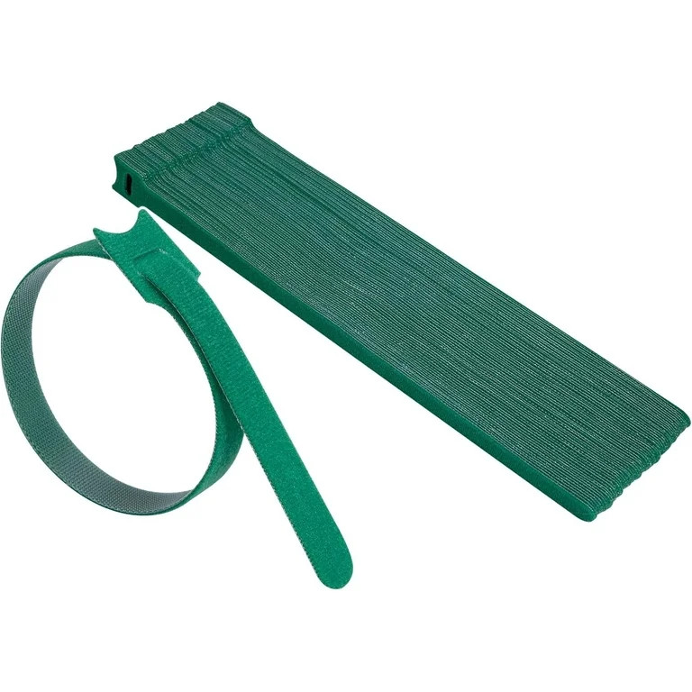 TETOU 60 Pcs Green Christmas Garland Ties,12" Adjustable Holiday Velcro Garland Ties,Reusable Nyl... | Walmart (US)