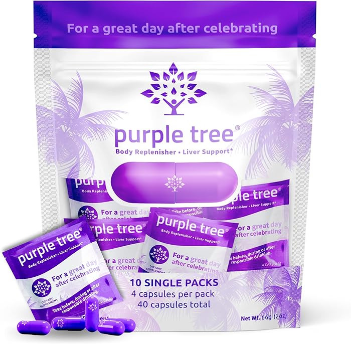 purple tree Post-Celebration Wellness | Liver Support, Hydration & Replenisher | Dihydromyricetin... | Amazon (US)