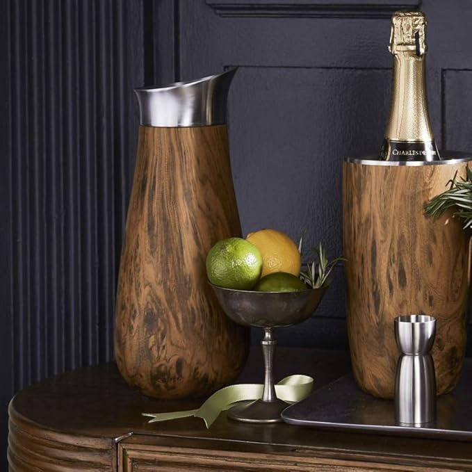 S'well Stainless Steel Carafes - 1.5 Liters - Teakwood - Triple-Layered Vacuum-Insulated Containe... | Amazon (US)