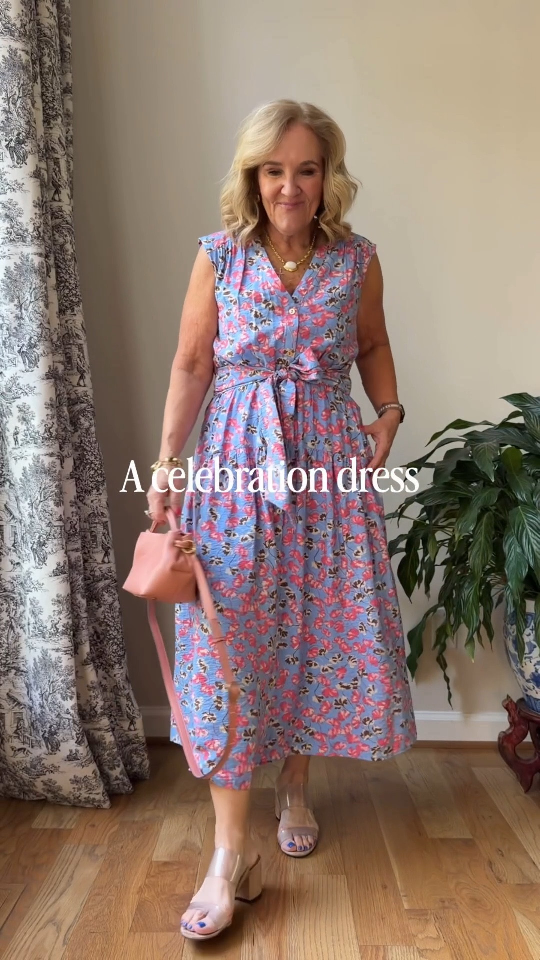 Dress size medium reg also comes in petite 
Linking a few kohls and Sephora favorites to get you free shipping! 
Linen blazer size medium 
Sandals tts and they’re fabulous 
White denim jacket size medium 
10% off my bag with code NANETTE
Wedding guest graduation shower dress Sunday dress

#LTKSaleAlert #LTKOver40 #LTKWorkwear