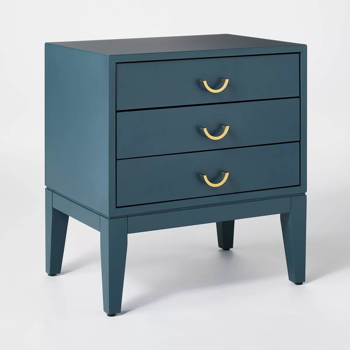 Quail Hill 3 Drawer Nightstand Mount Etna Blue - Threshold™ designed with Studio McGee | Target