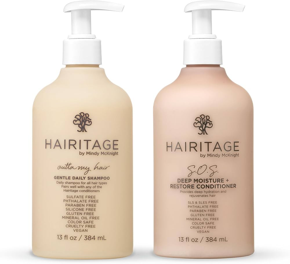 Hairitage Outta My Hair Gentle Daily Shampoo - Cleanses and Hydrates with Jojoba Oil - SOS Deep M... | Amazon (US)