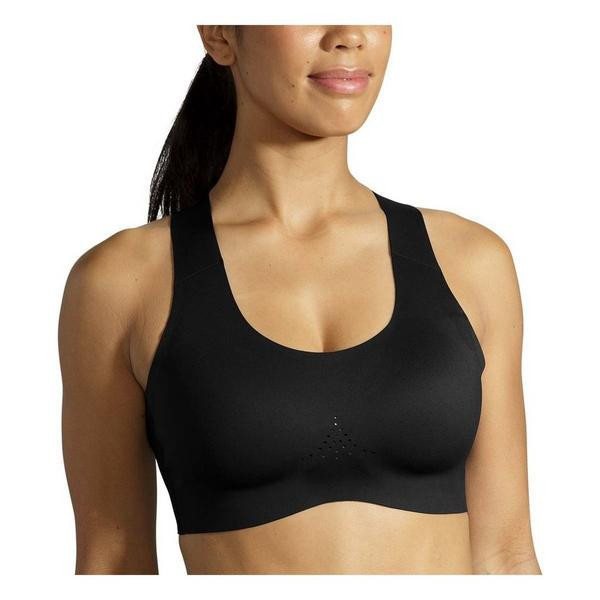 Women's Brooks Running Crossback 2.0 Sports Bra 36 DD/E Black | Scheels Sports