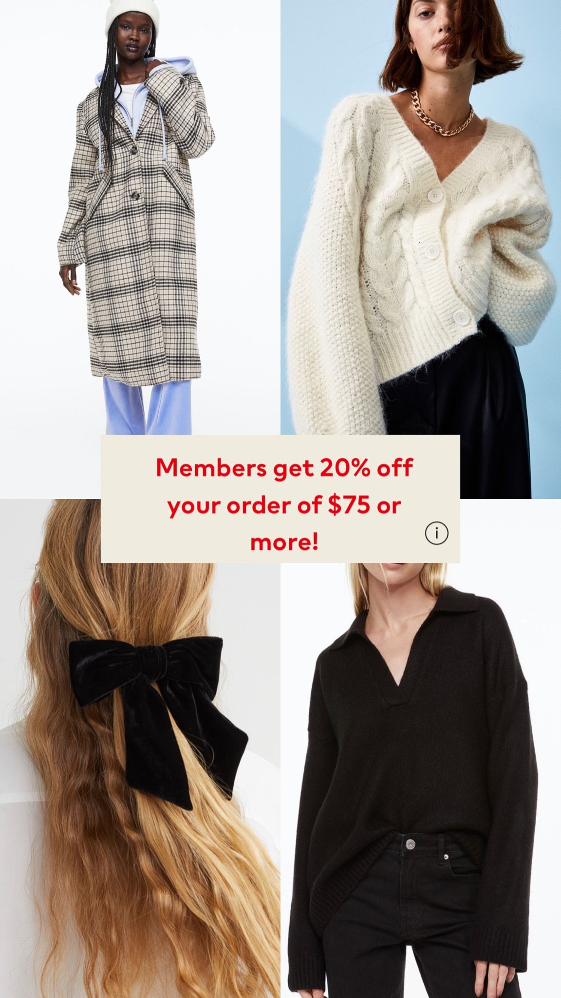 20% off orders over $75. Here are my favorites! 