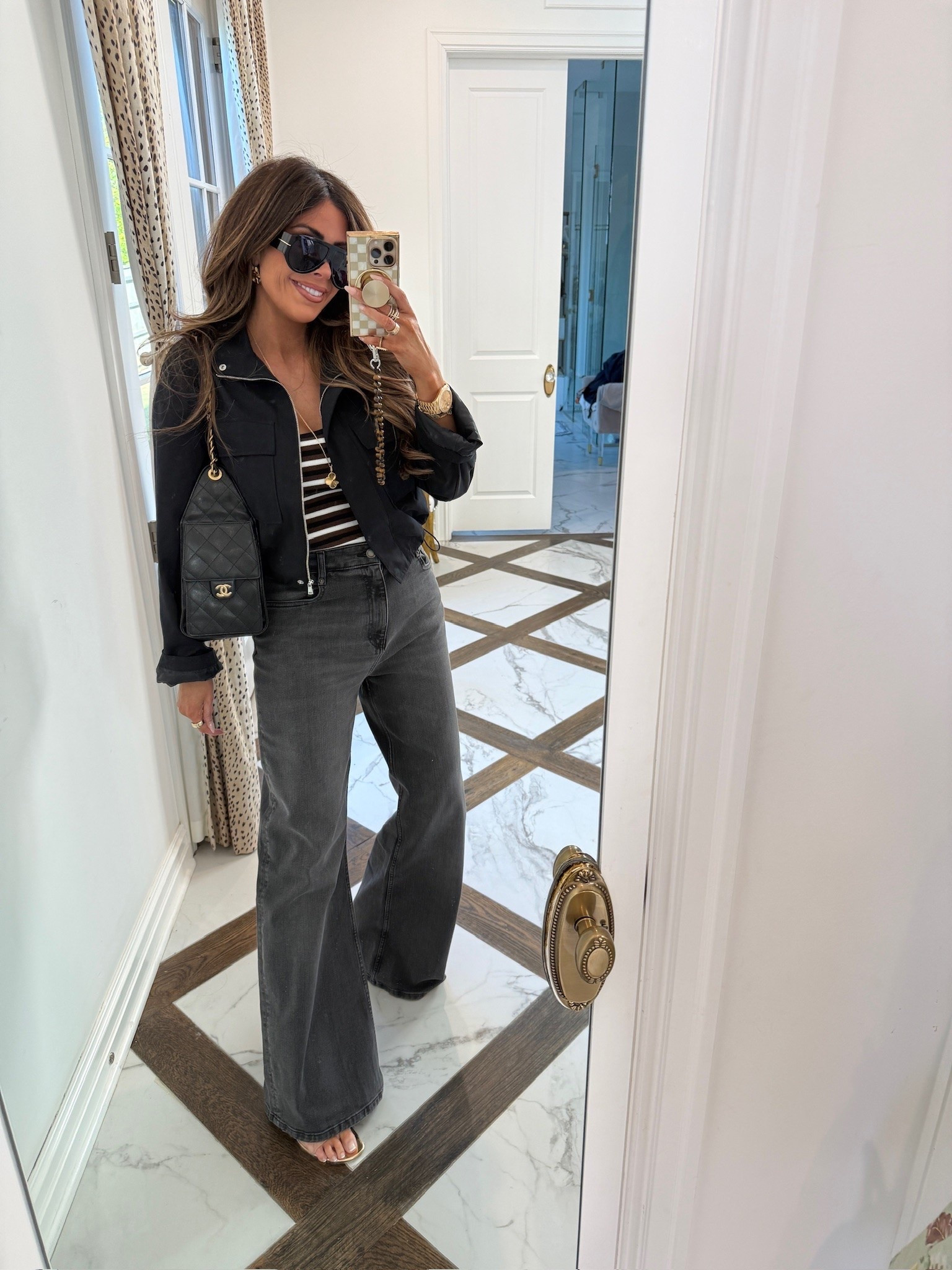 Current most asked about jeans! Wearing a small jacket, medium tank and 29/ US 8 in jeans!! 

Zara fashion, Zara finds, Striped tank, Date night outfits, Workwear, Business casual outfits,Gemme Beauty, Emily Gemma

#LTKWorkwear #LTKgrwm #LTKootd