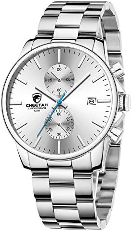 GOLDEN HOUR Fashion Business Mens Watches with Stainless Steel Waterproof Chronograph Quartz Watc... | Amazon (US)