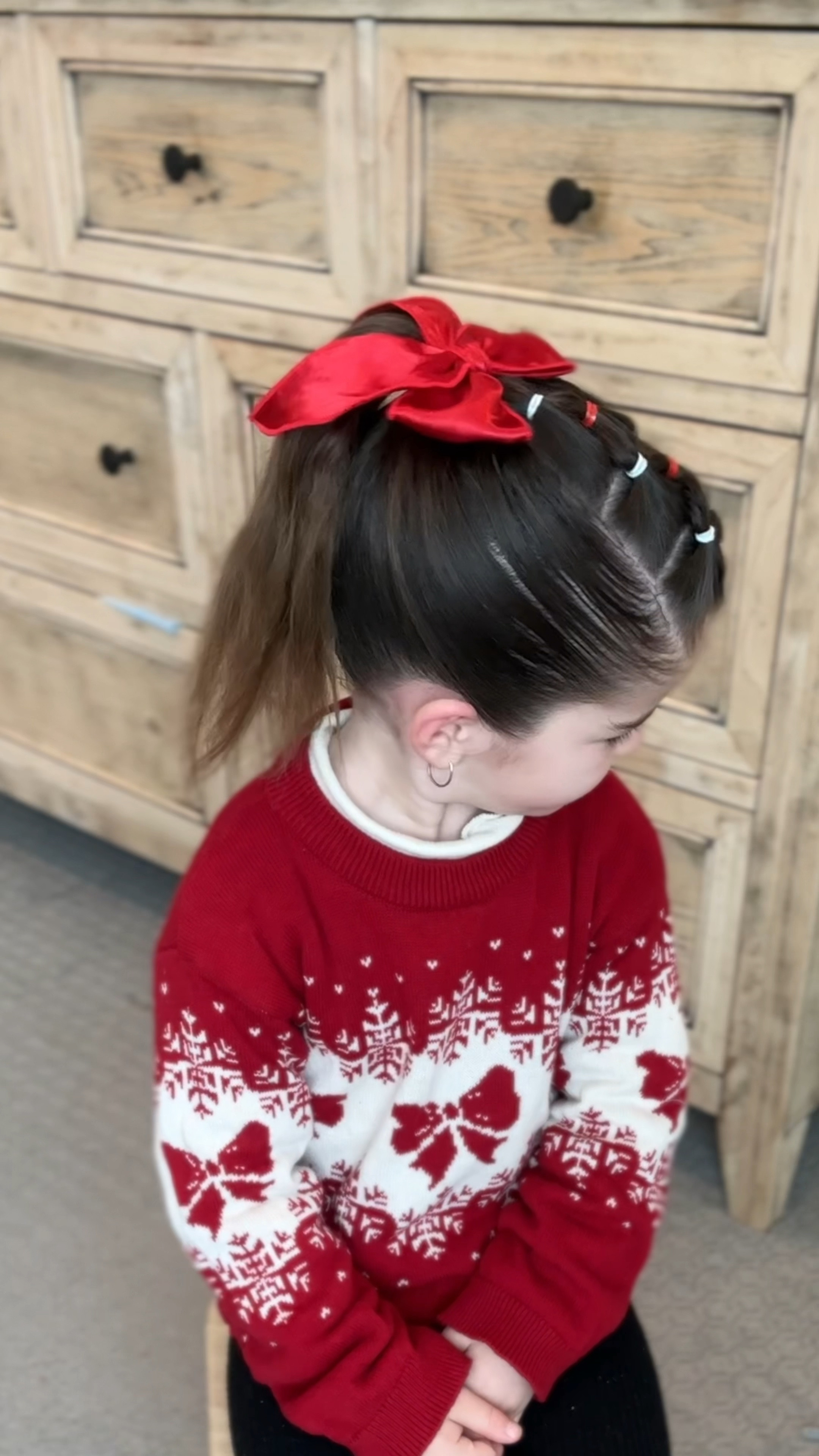 A fun holiday hairstyle 

#LTKKids #LTKHoliday #LTKStyleTip