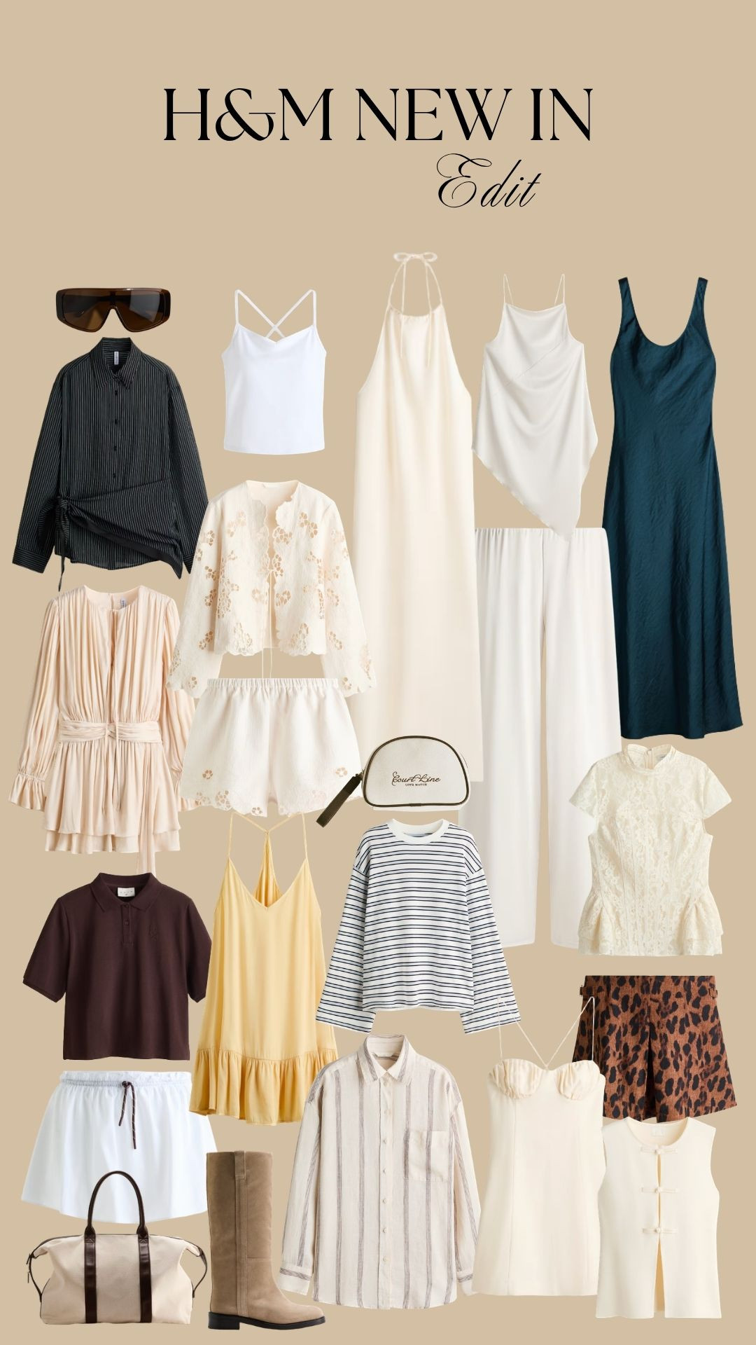 H&M New In!

H&M Summer Edit, Neutral Summer Wardrobe, Feminine Summer Staples, Holiday Outfit Inspo, Summer Style, UK Summer, Summer Dress, Summer Top  

 #LTKuk #LTKsummer #LTKeurope