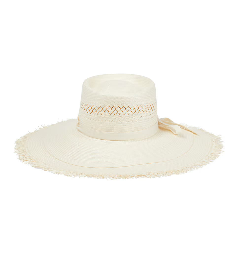 Exclusive to Mytheresa – Frayed raffia sun hat | Mytheresa (US/CA)