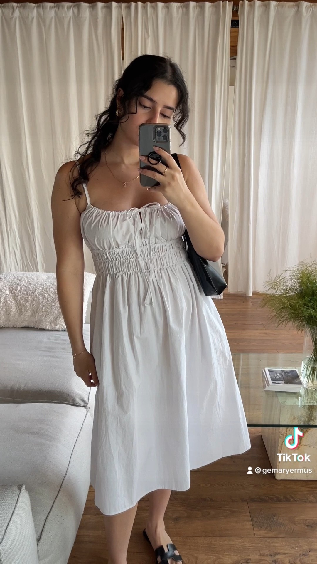 White sundress from ciao lucia. Similar ones linked below. 

#LTKfit #LTKstyletip #LTKhome