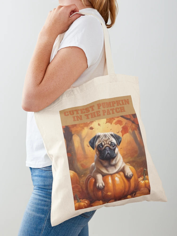 Fawn Fall Pug - Cutest Pumpkin in the Patch Tote Bag | Redbubble (US)