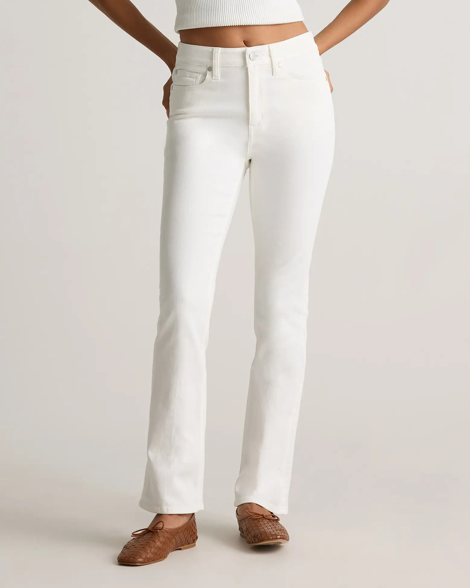 Bella Stretch Kick Flare Jeans | Quince