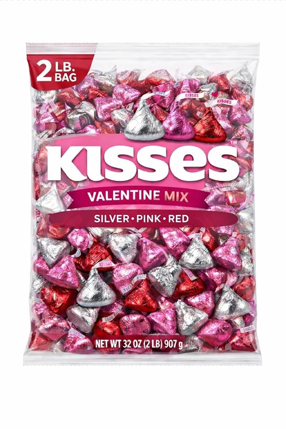 Kises 2lb Pack of Valentines Candy Individually Wrapped, Enjoy Valentines Chocolates for Sharing ... | Amazon (US)
