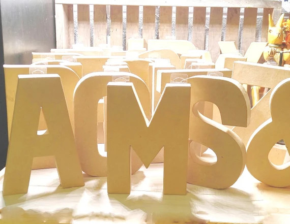 Paper Mache Letters and Ampersand 8 Choose Your Letters | Etsy | Etsy (US)