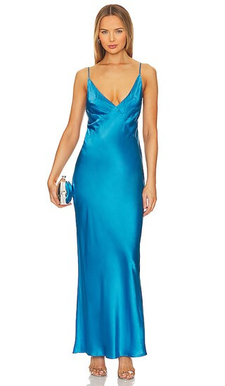 Ciel Slip Dress in Aqua | Revolve Clothing (Global)