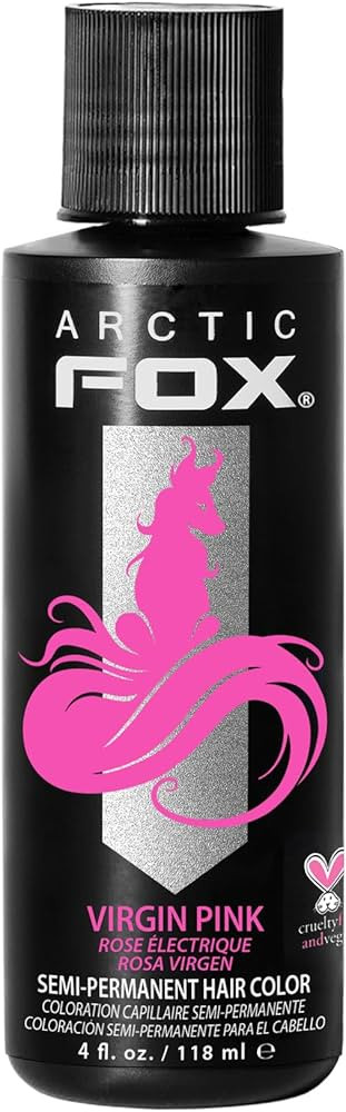 ARCTIC FOX Vegan and Cruelty-Free Semi-Permanent Hair Color Dye (4 Fl Oz, VIRGIN PINK) | Amazon (US)