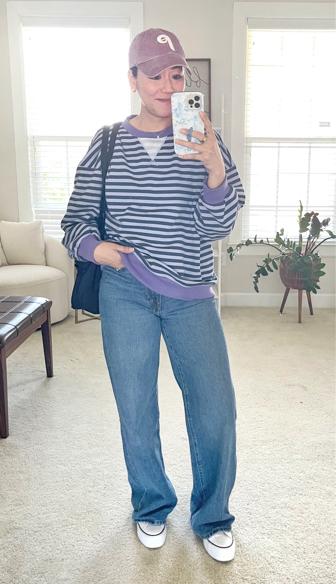 Size medium sweatshirt
Size 26 jeans
Sized down 1/2 in sneakers

#LTKootd #LTKSeasonal #LTKOver40